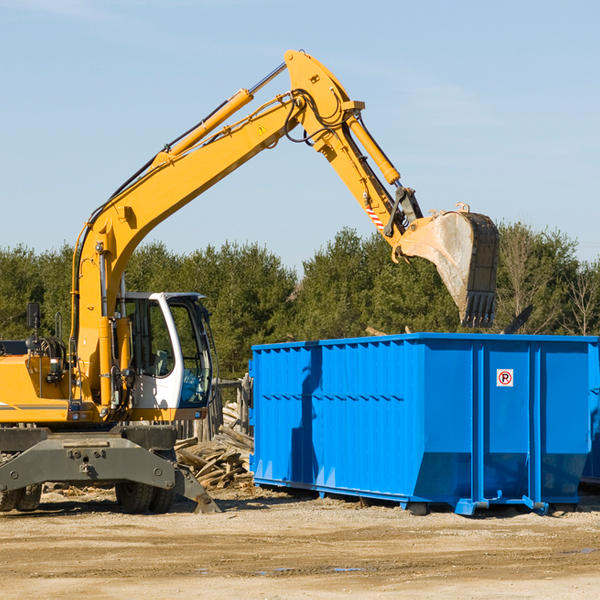 are there any restrictions on where a residential dumpster can be placed in Goldsboro Maryland